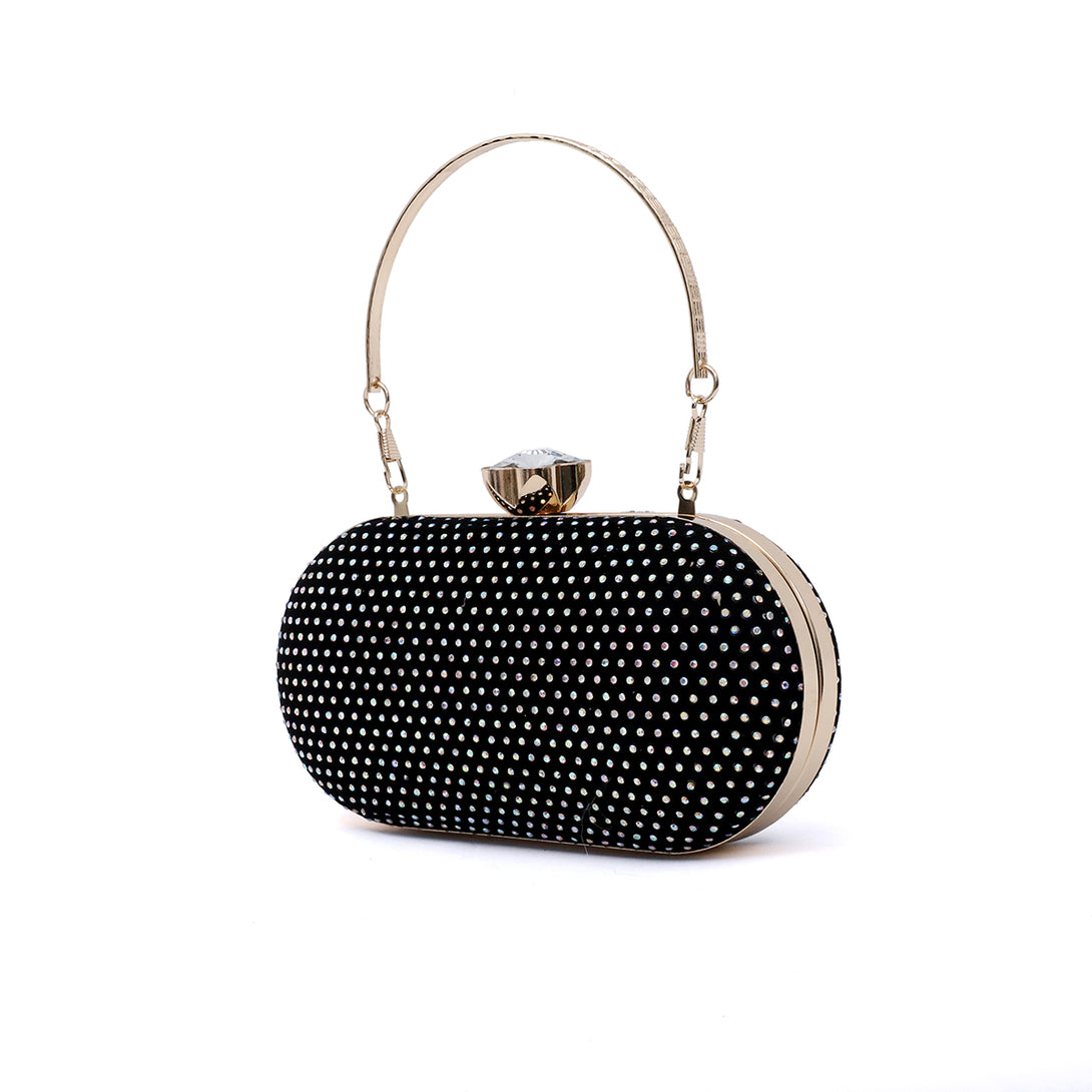 Black Fancy Clutch C00C20329