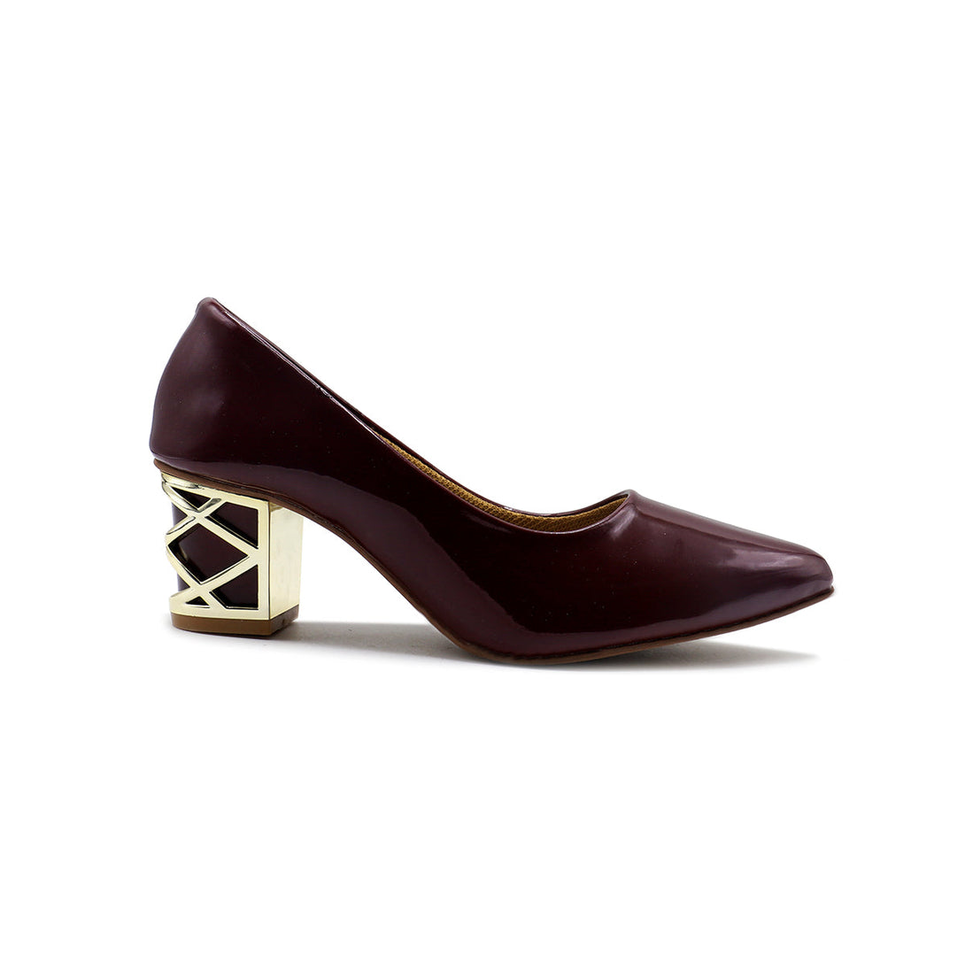 Maroon Formal Court Shoes 085463 Heels Shoes