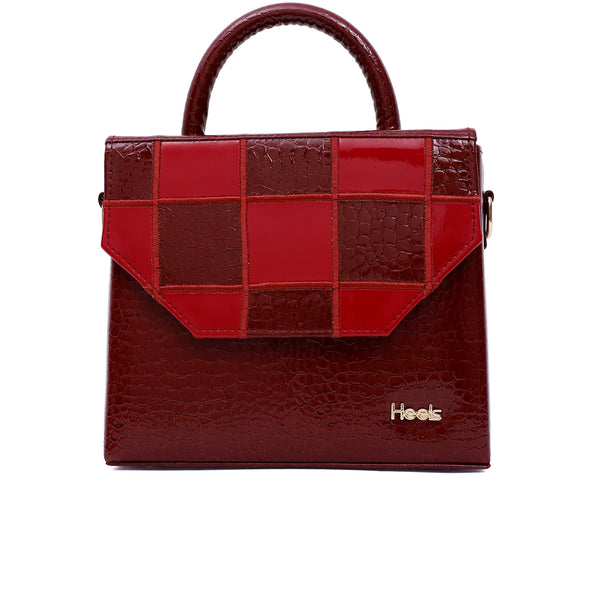 Maroon Casual Clutch C00C08092