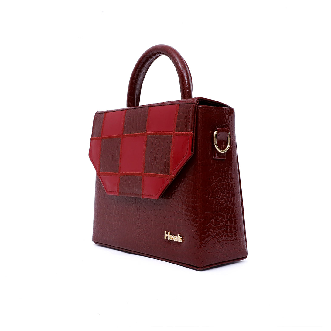Maroon Casual Clutch C00C08092