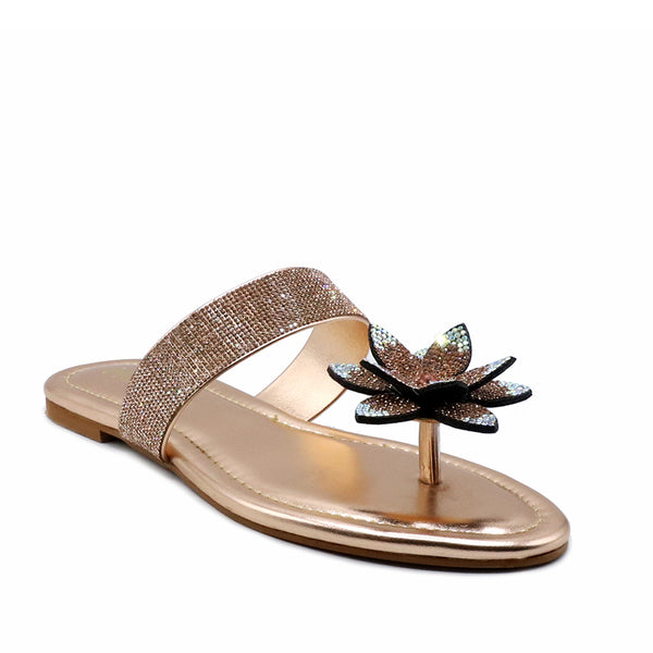 Peach Fancy Chappal L00100008