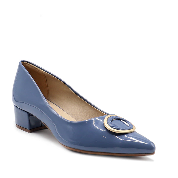 Sky Blue Formal Court Shoes 085469
