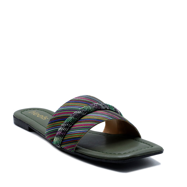 Green Casual Slipper L00000052