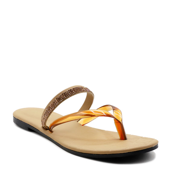 Beige Casual Chappal L00500024