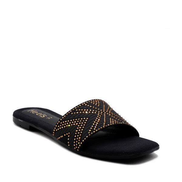 Black Casual Slipper L00350055