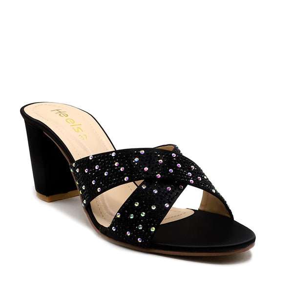 Black Fancy Slipper L00450038