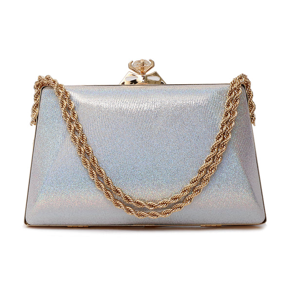 Silver Fancy Clutch C00C20349