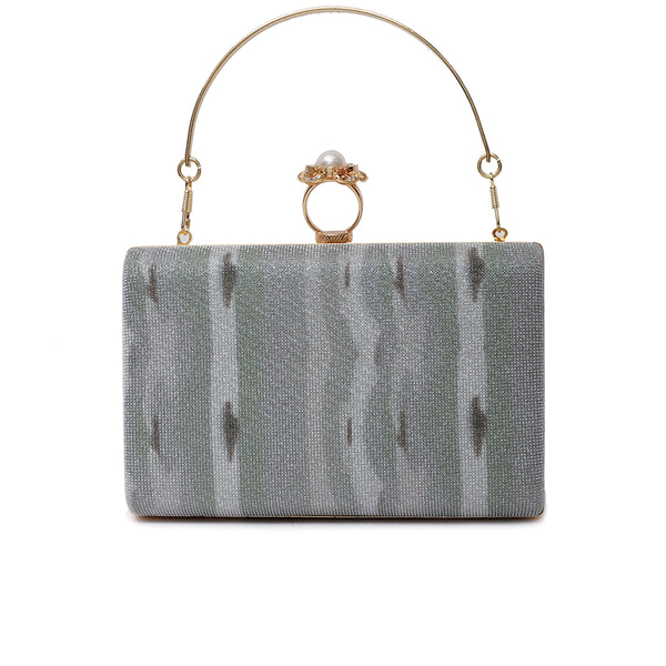 Grey Fancy Clutch C00C20355