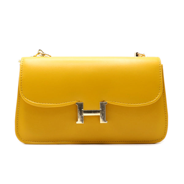 Yellow Casual Clutch C00C08069