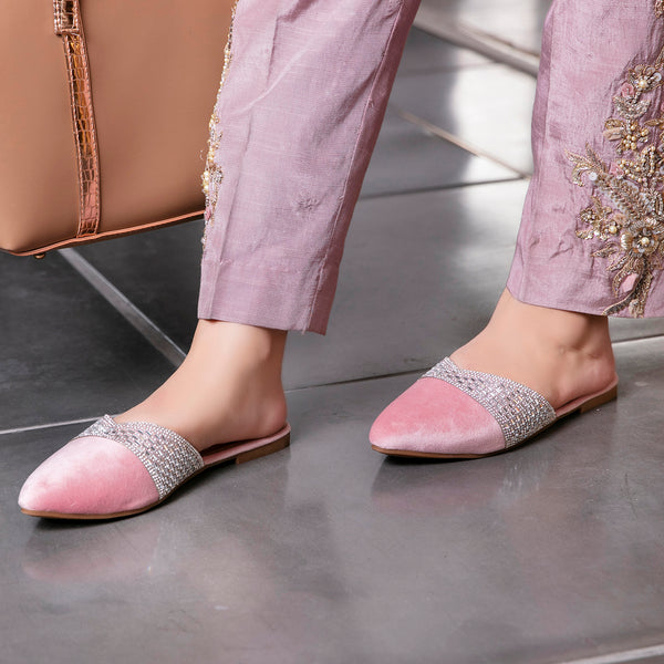 Light Pink Fancy Mule L00120012