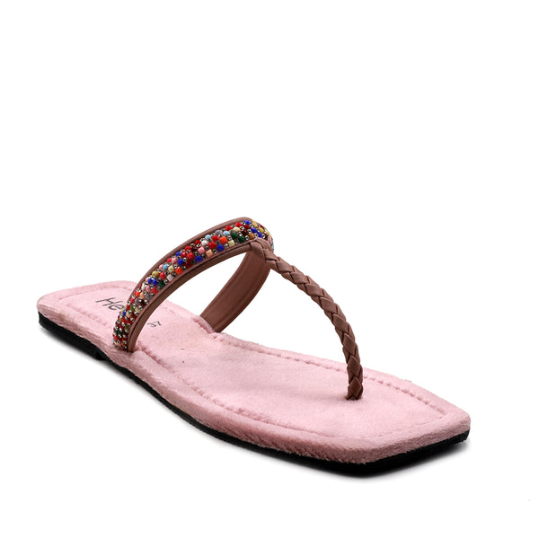 Pink Casual Chappal L00000030