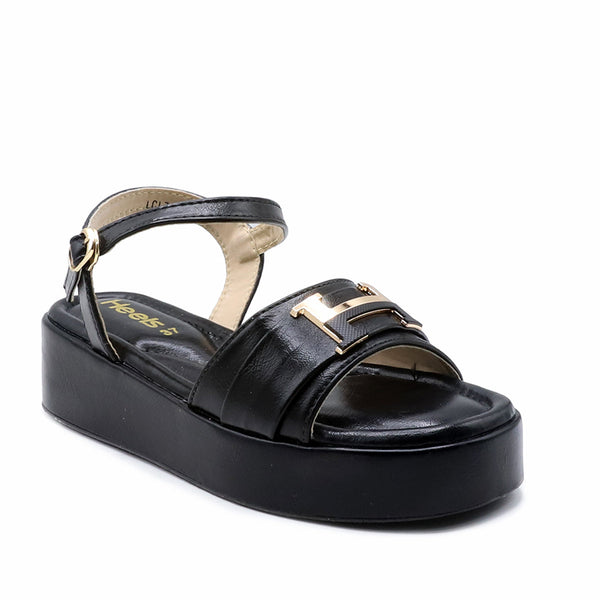 Black Casual Sandal LCL780004