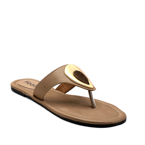 Beige Casual Chappal L00000034