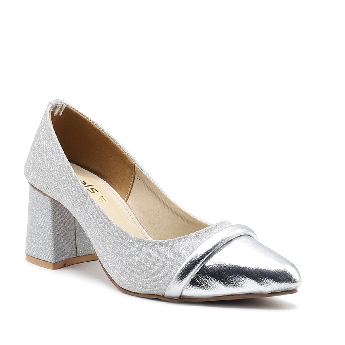 Plain silver clearance shoes