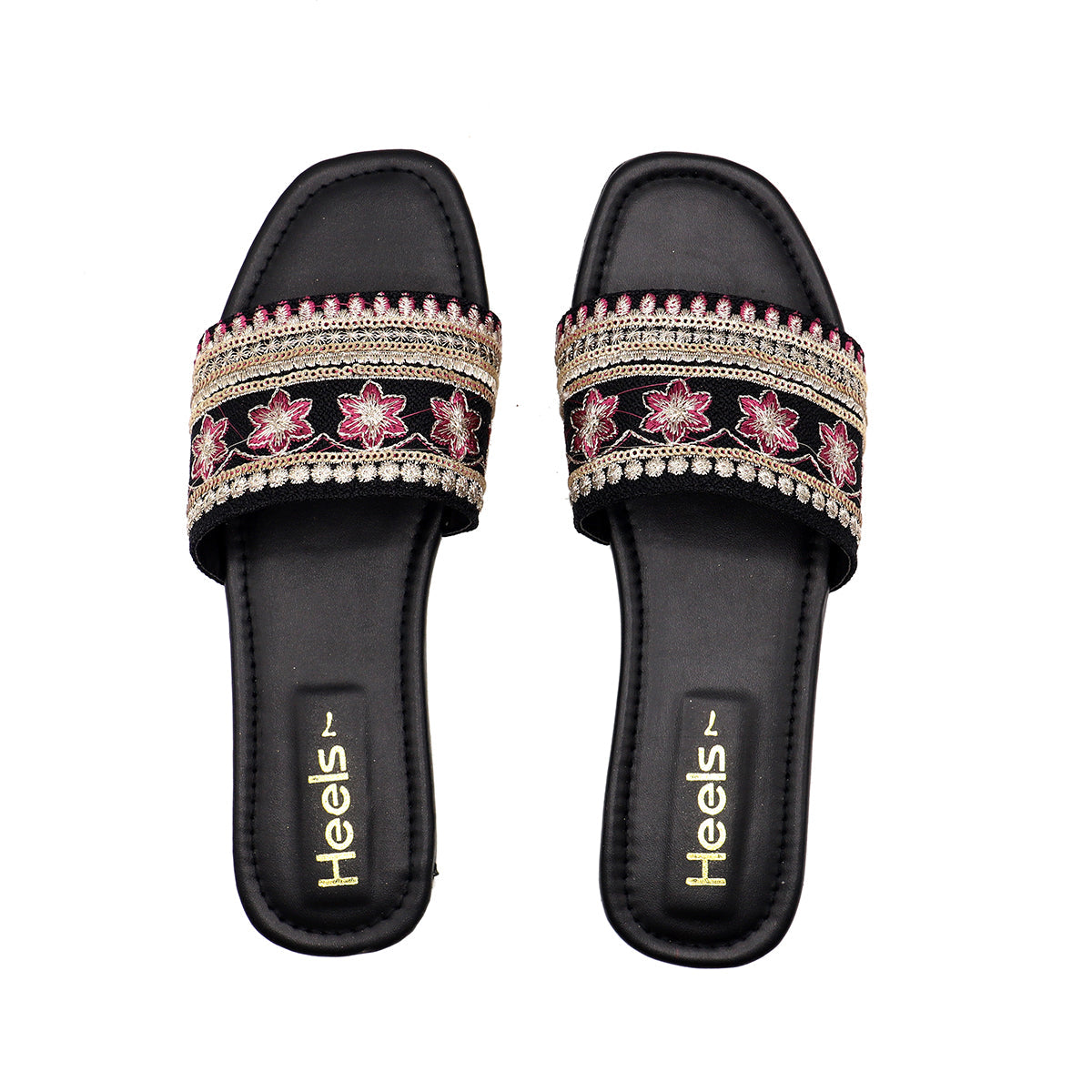 Black Casual Slipper 035305