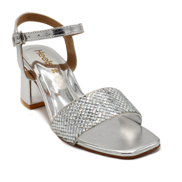 Silver Fancy Sandal 066654