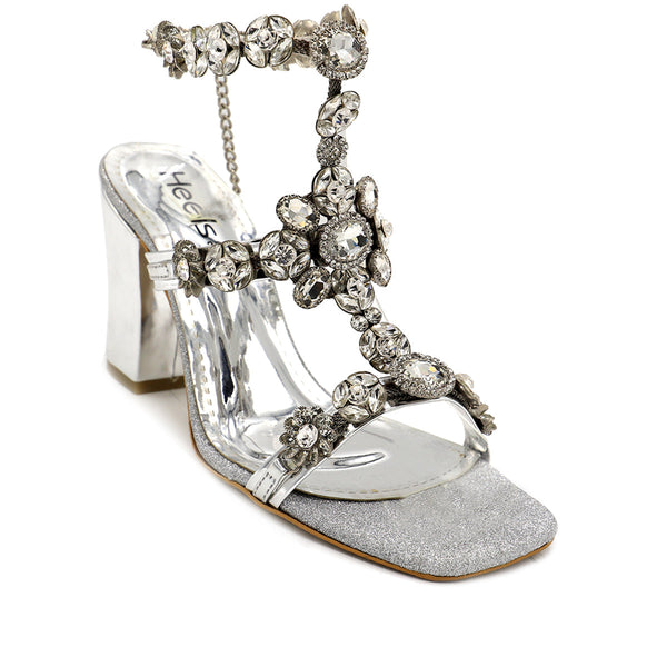 Silver Bridal Sandal 066655