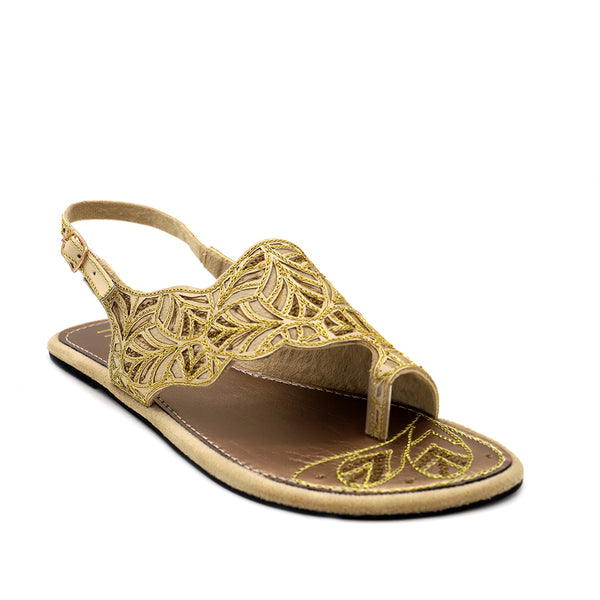 Beige Ethnic Sandal 050186
