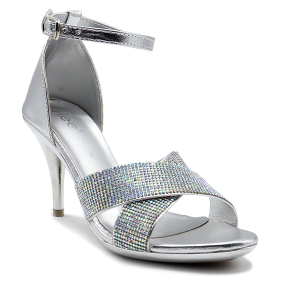 Silver Bridal Sandal 066713