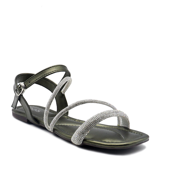 Green Fancy Sandal L00600001