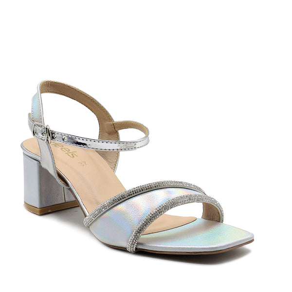 Silver Fancy Sandal 066683