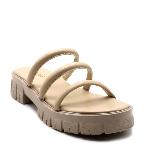 Cream Casual Slipper L00760065