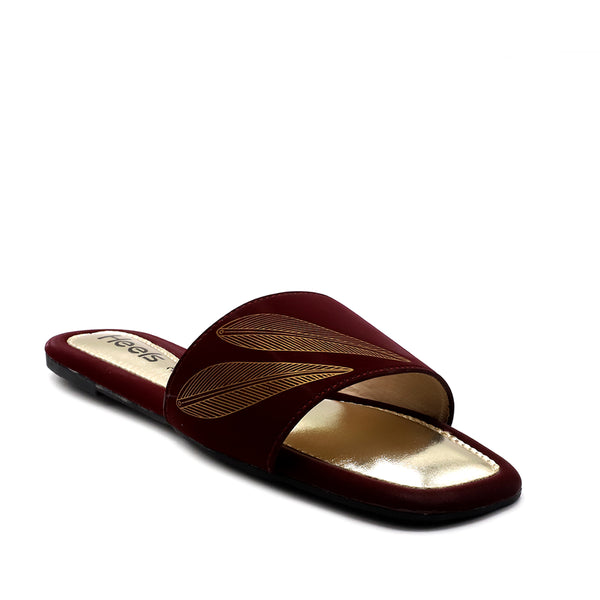 Maroon Casual Slipper L00000049