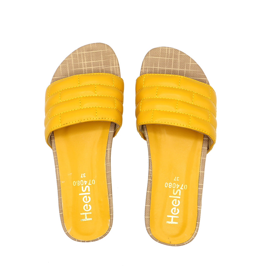 Yellow Casual Slipper 074080