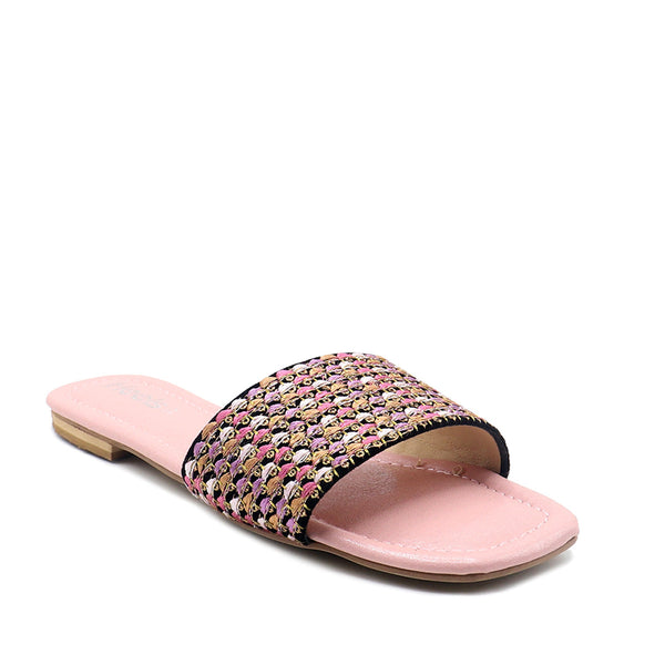 Pink Ethnic Slipper L00350013