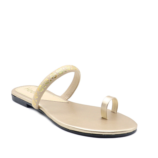 Golden Casual Chappal 000369