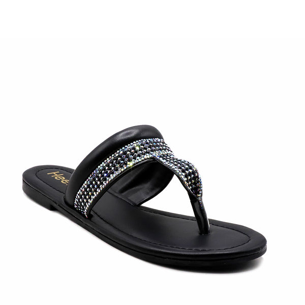 Black Casual Chappal L00000028
