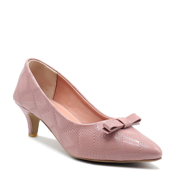 Pink Formal Court Shoes 085490