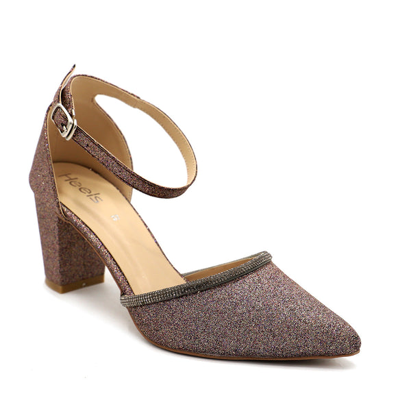 Grey Fancy Sling Back 087104