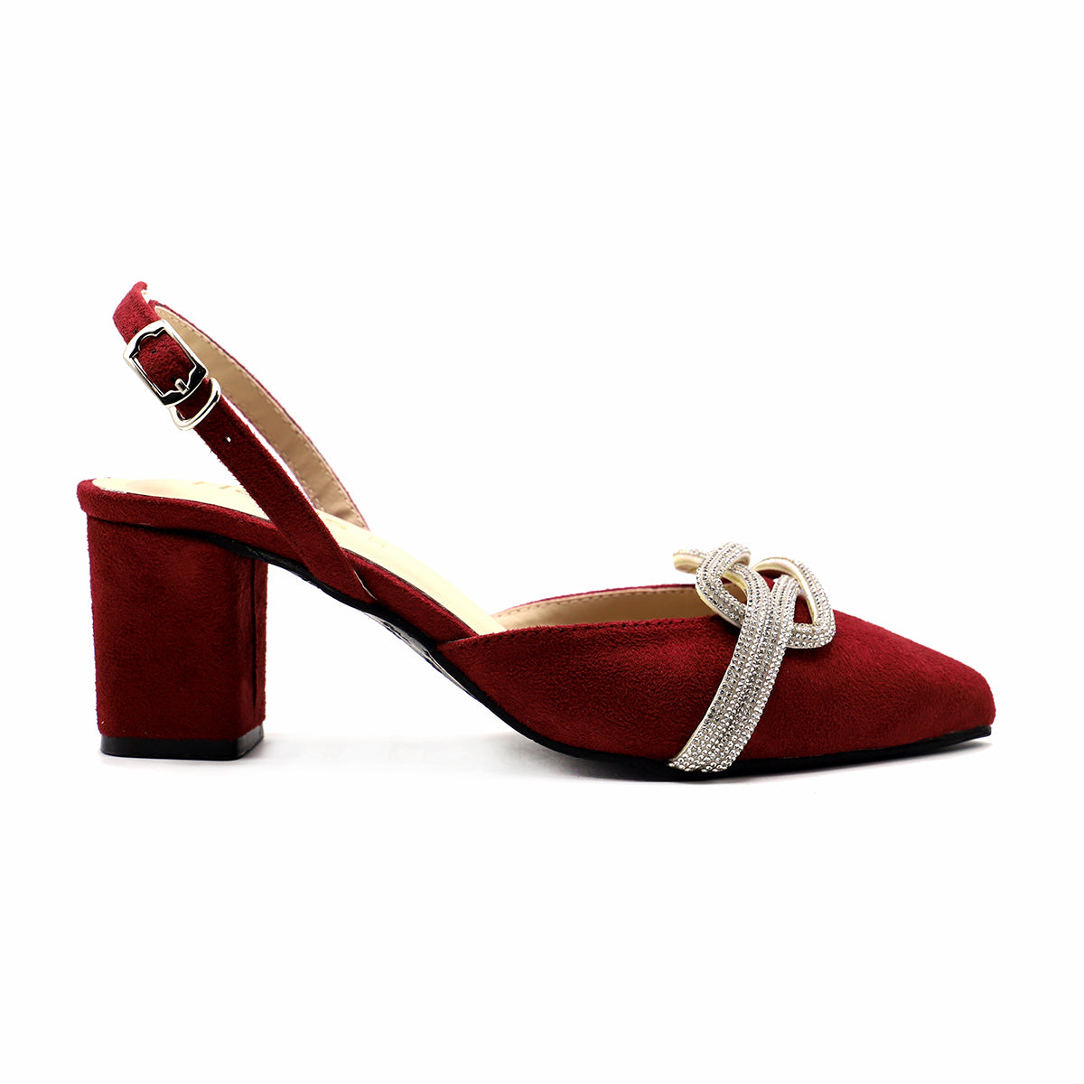Maroon Formal Sling Back 085480