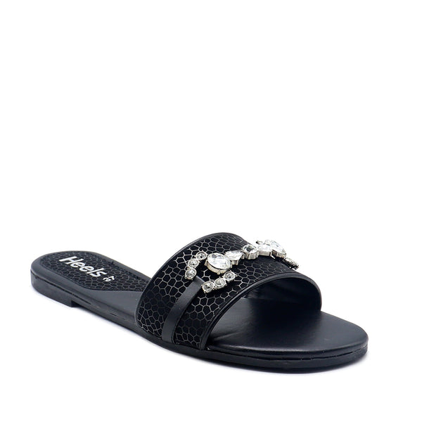 Black Casual Slipper 000370