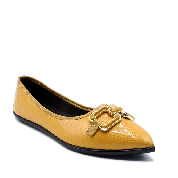 Yellow Casual Pumps LPR900007