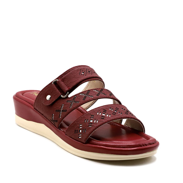 Maroon Casual  Slipper L00760051