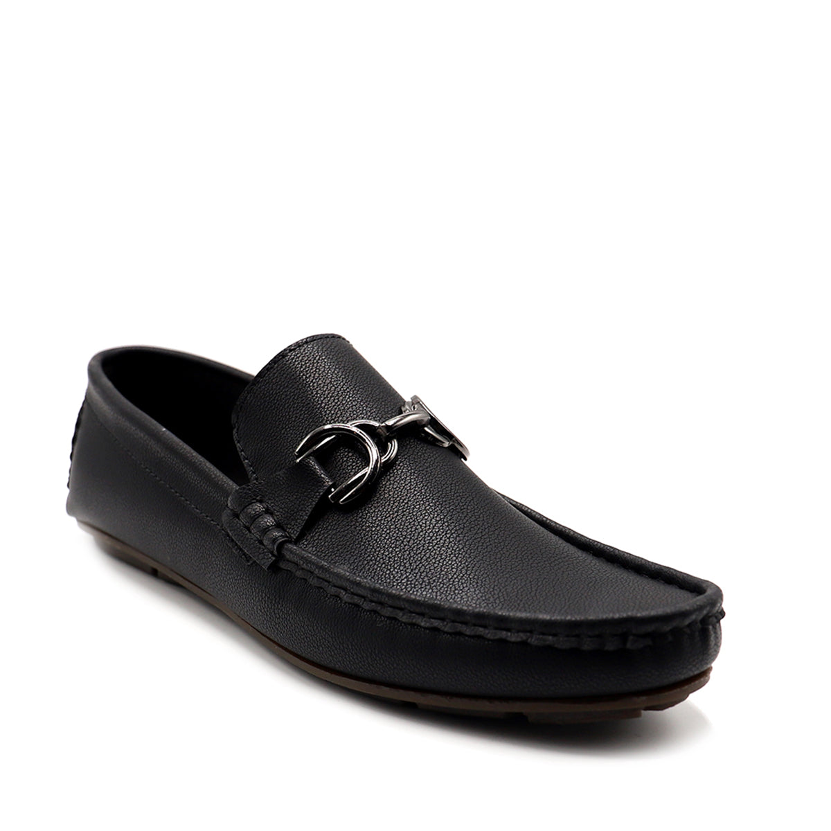Black Loafer Slip On 165105