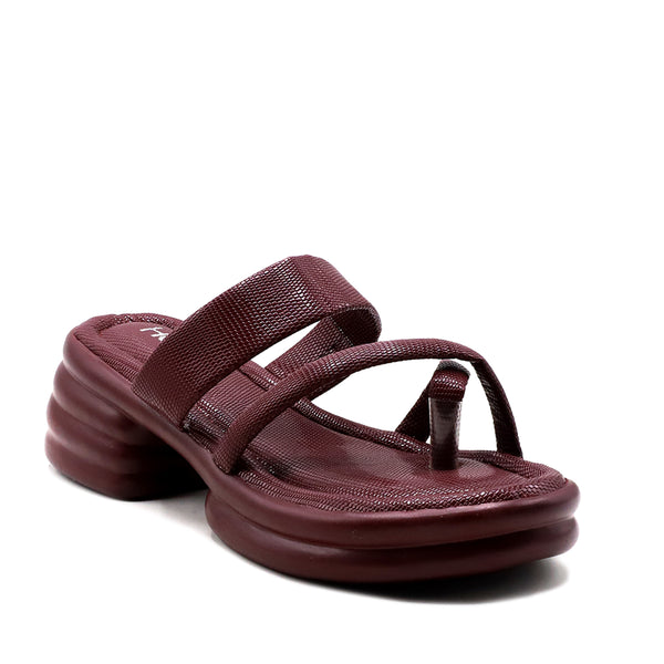 Maroon Casual  Chappal L00700009