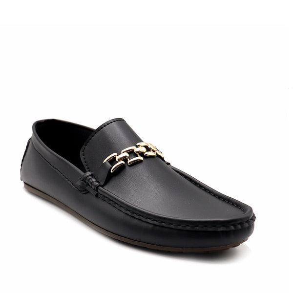 Black Loafer Slip On 165116