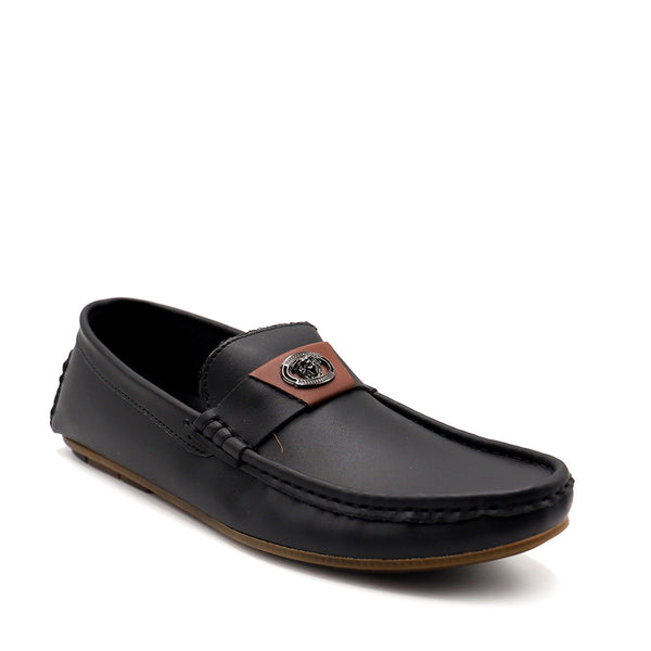 Black Loafer Slip On 165108