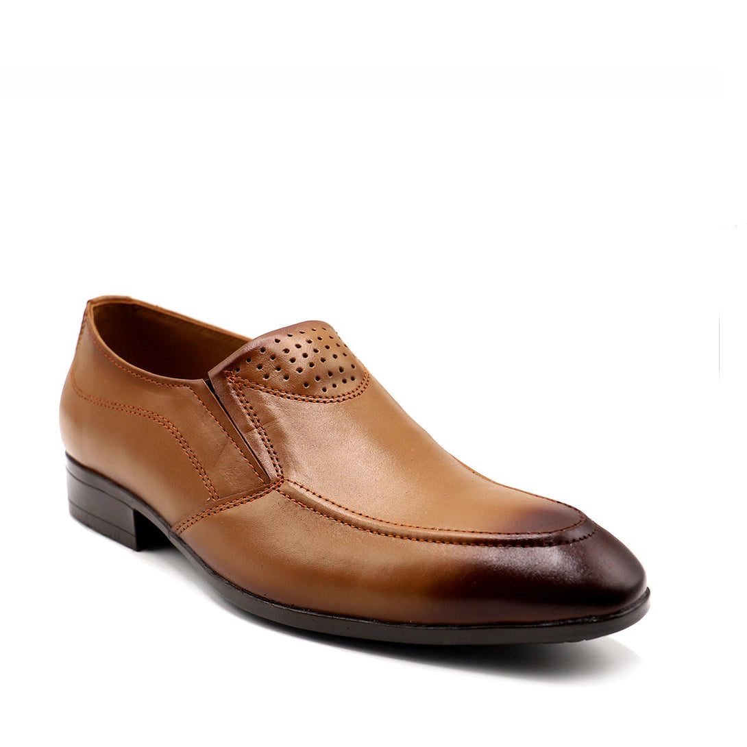 Tan Formal Slip On 155184