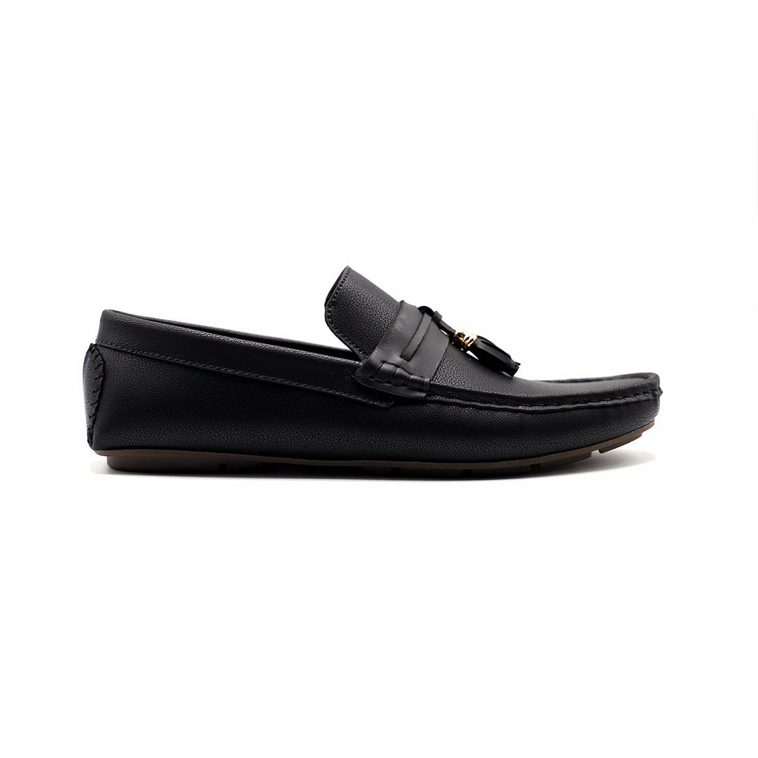 Black Loafer Slip On 165106