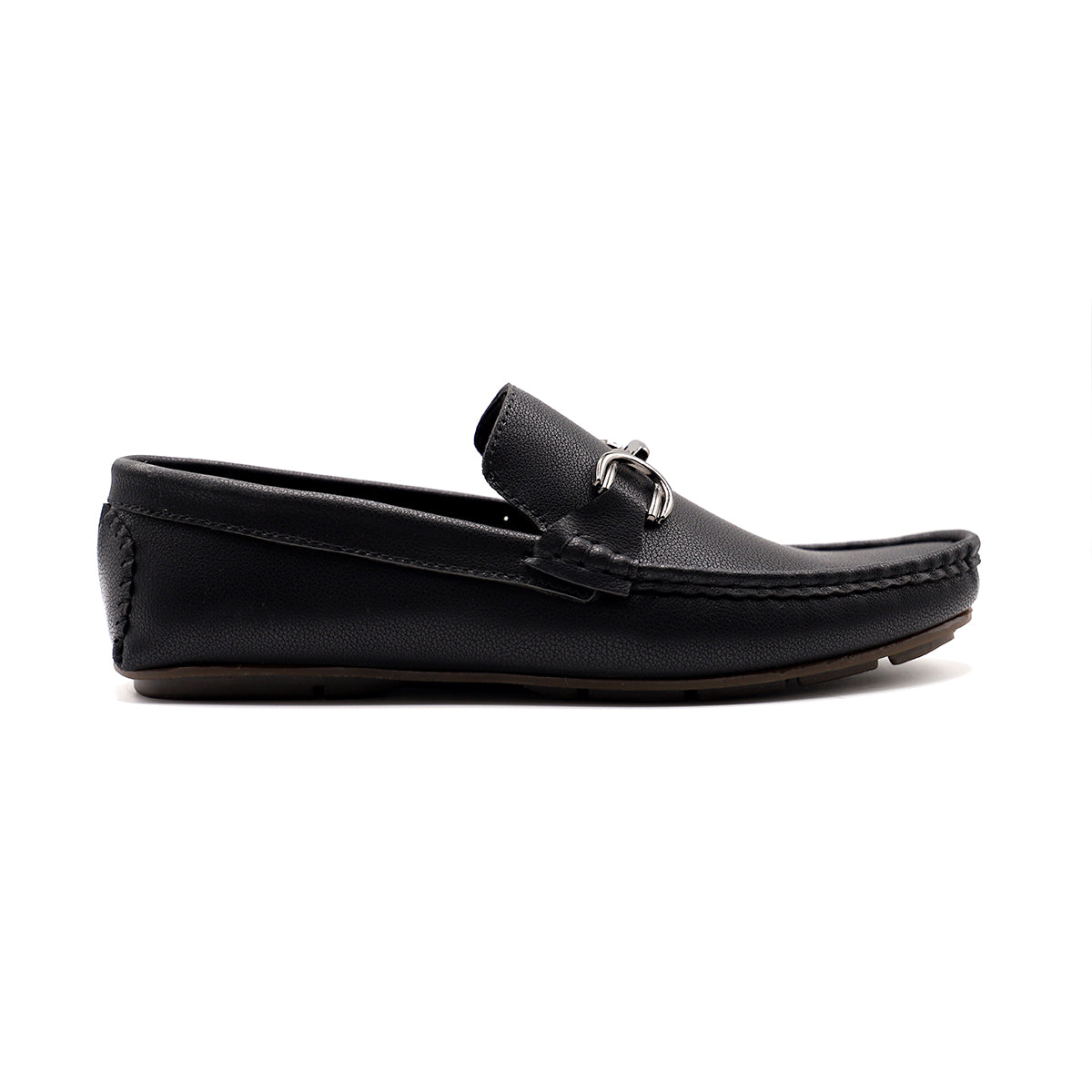 Black Loafer Slip On 165105