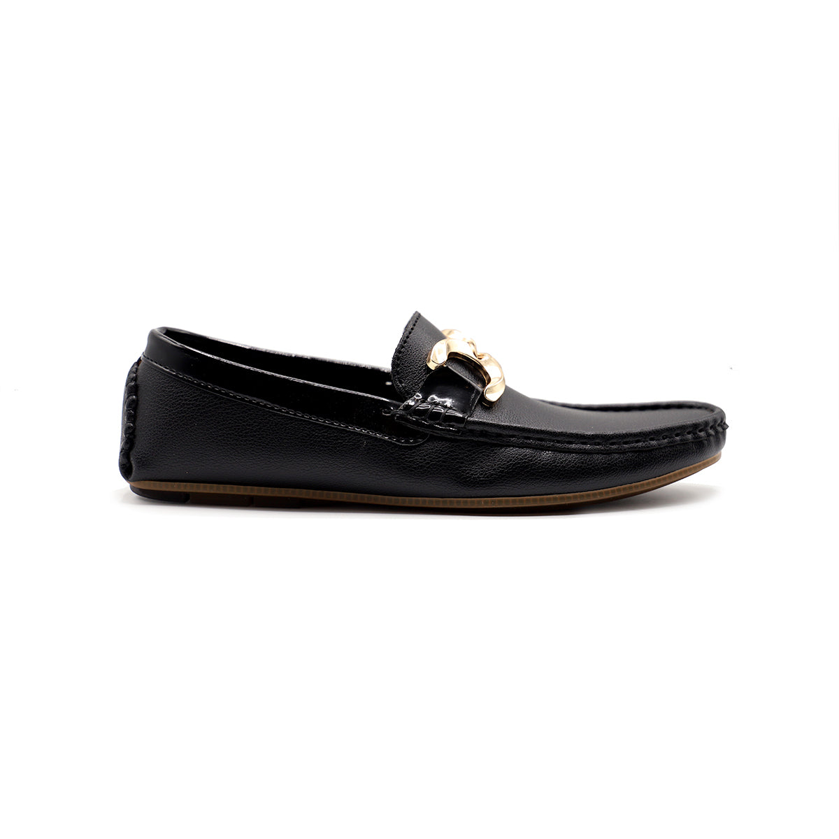 Black Loafer Slip On 165107