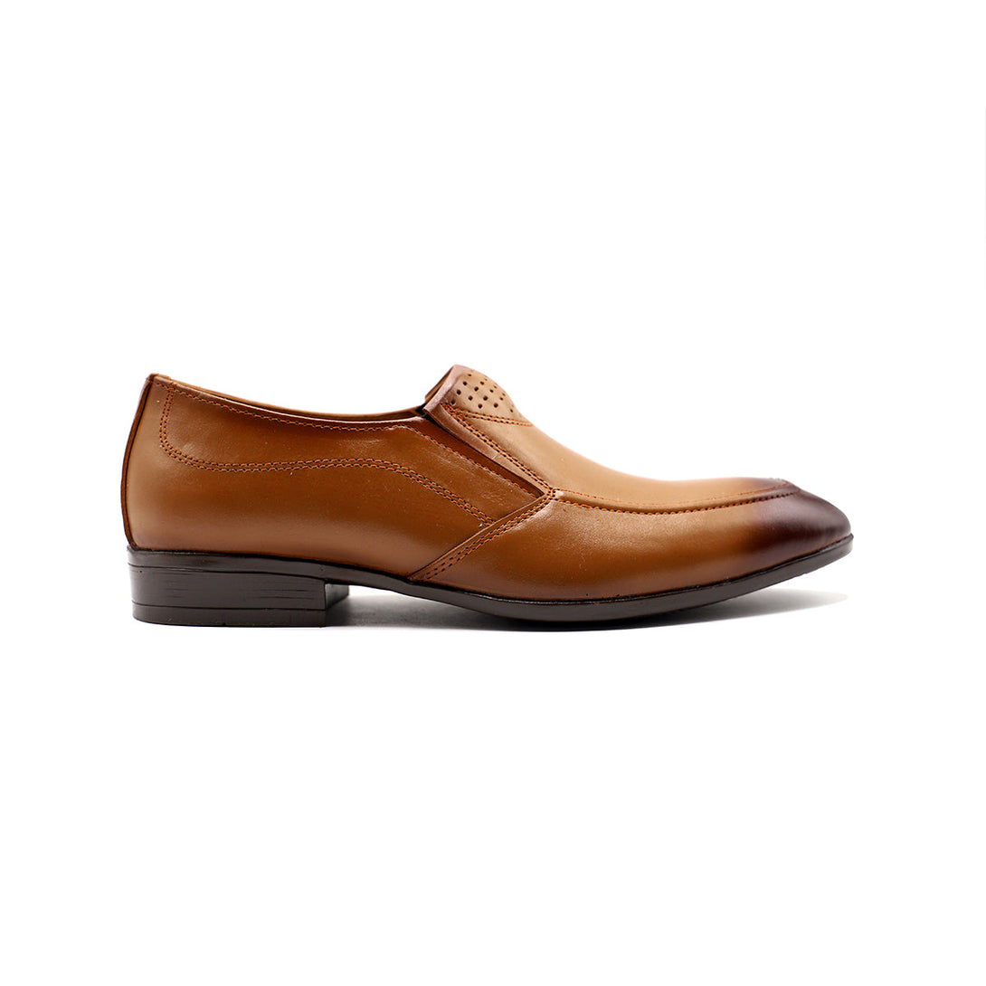 Tan Formal Slip On 155184