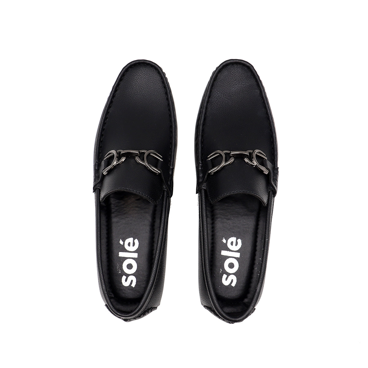 Black Loafer Slip On 165105