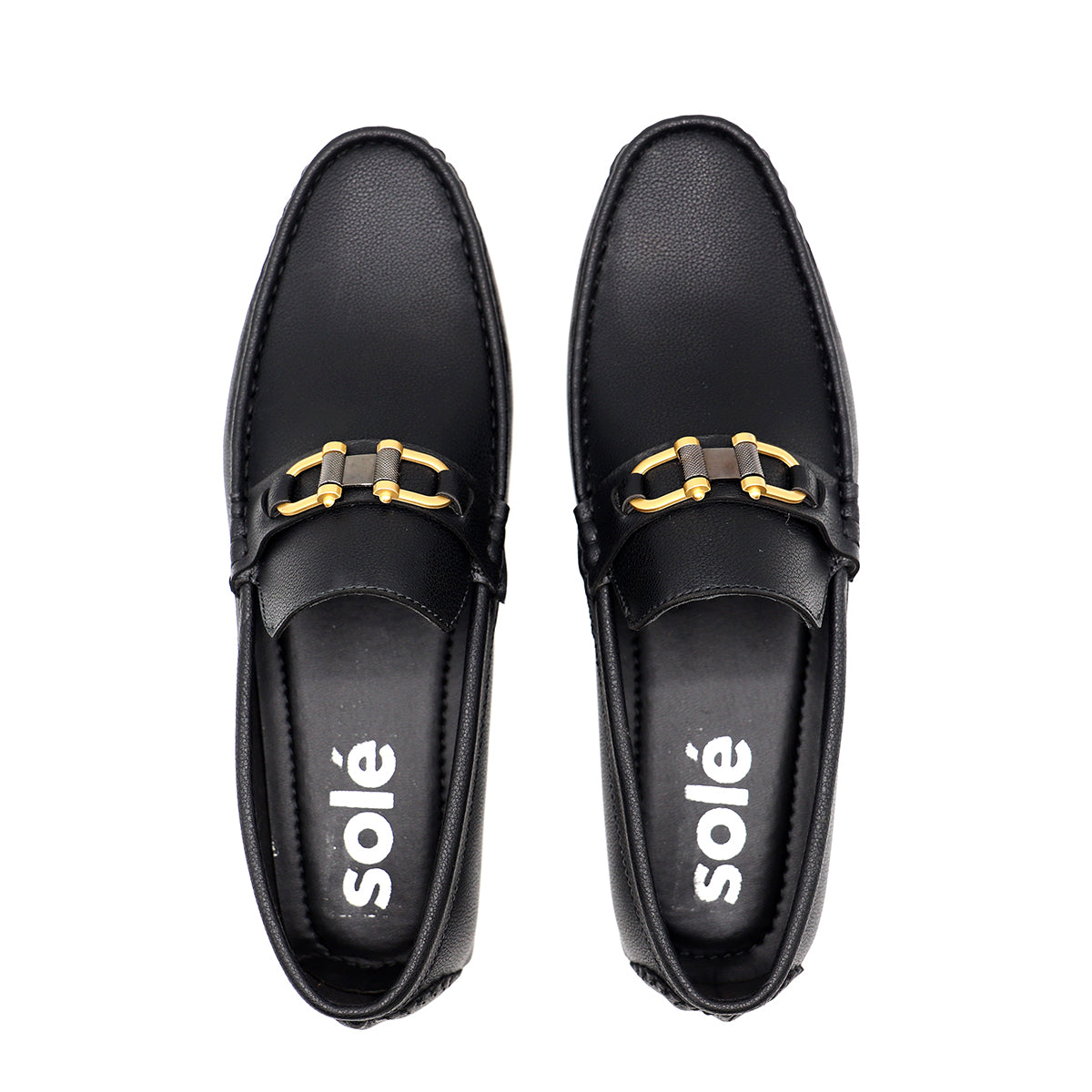 Black Loafer Slip On 165104