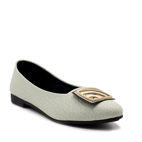 Mint Green Casual Pumps 090788