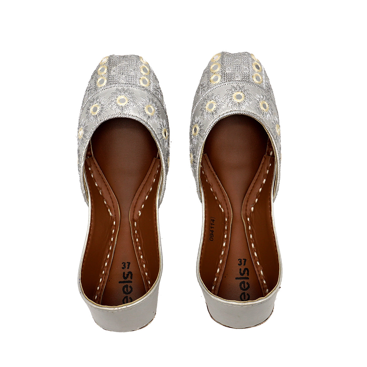Silver Ethnic Khussa 094114